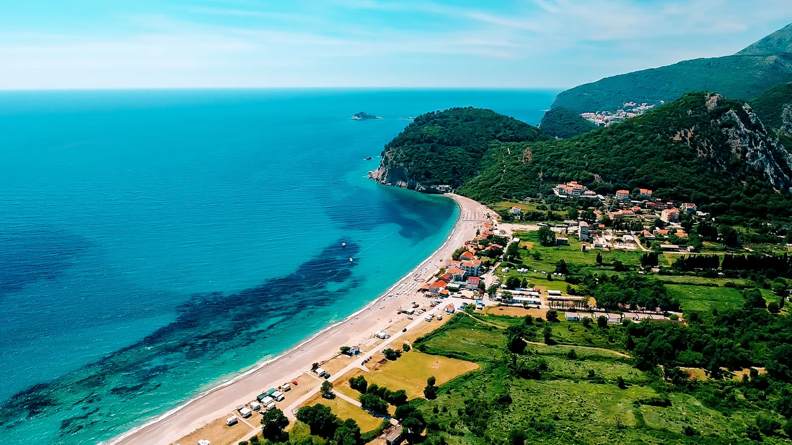 B5 Beach Bar, Buljarica, Montenegro - Blue Flag beach