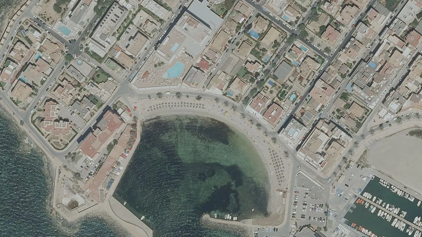 Cala Estancia, Palma de Mallorca, Spain - Blue Flag beach