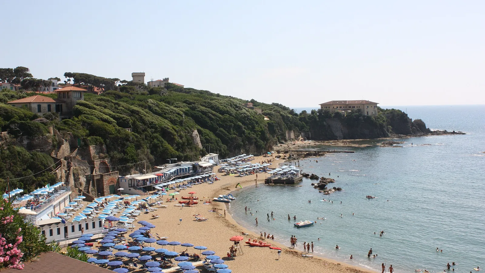 Castiglioncello, Rosignano Marittimo, Italy - Blue Flag beach