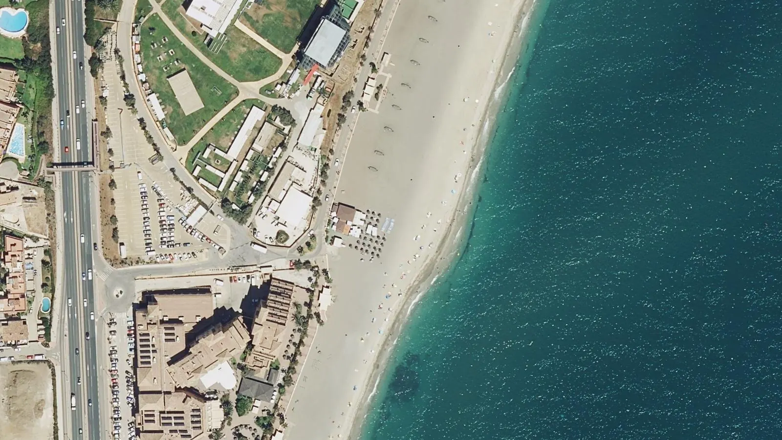 Castillo-Ejido, Fuengirola, Spain - Blue Flag beach