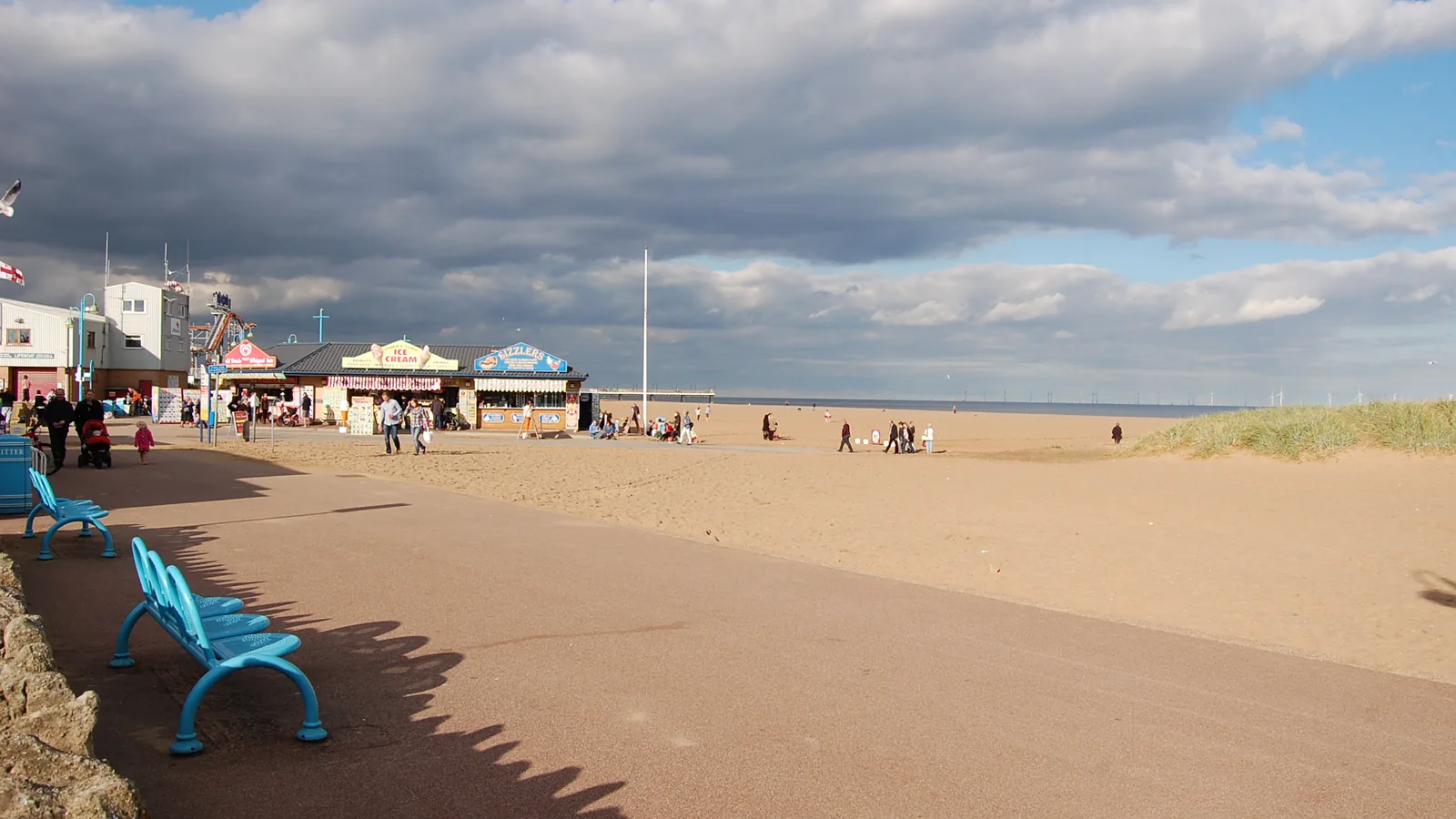 Central Beach, Skegness, England, United Kingdom - Blue Flag beach