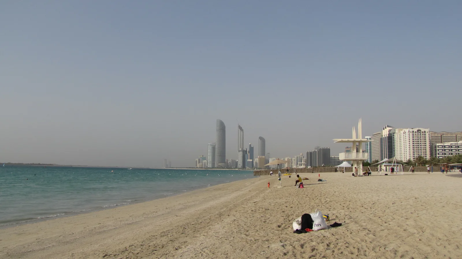 Corniche Beach Family Beach, Al Bateen, United Arab Emirates - Blue Flag beach
