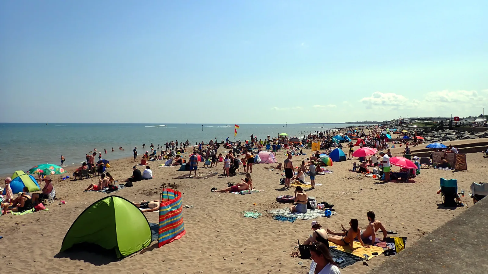 Hornsea, England, United Kingdom - Blue Flag beach