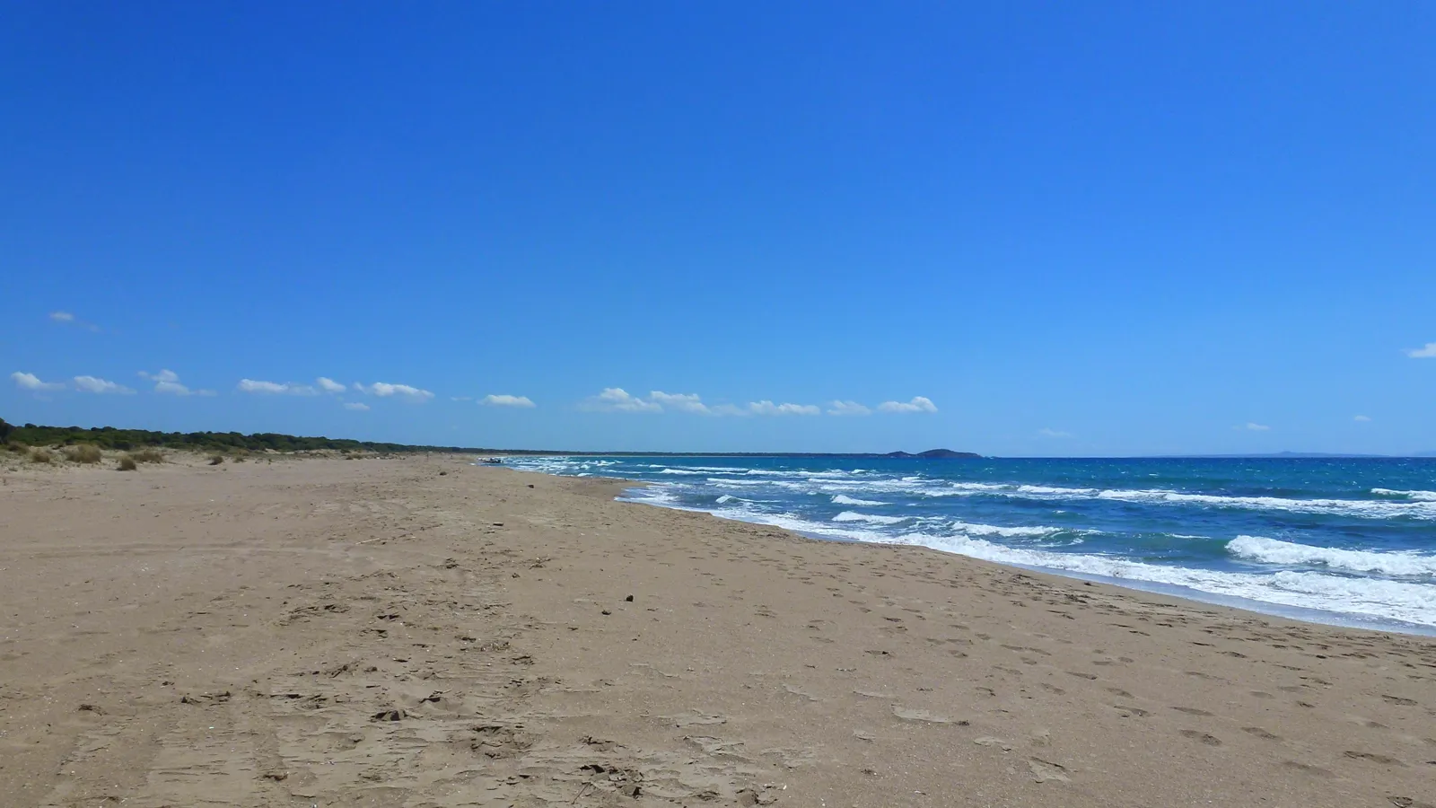 Kalogria beach, Peloponnese, Greece - sand, dunes, and the Ionian Sea