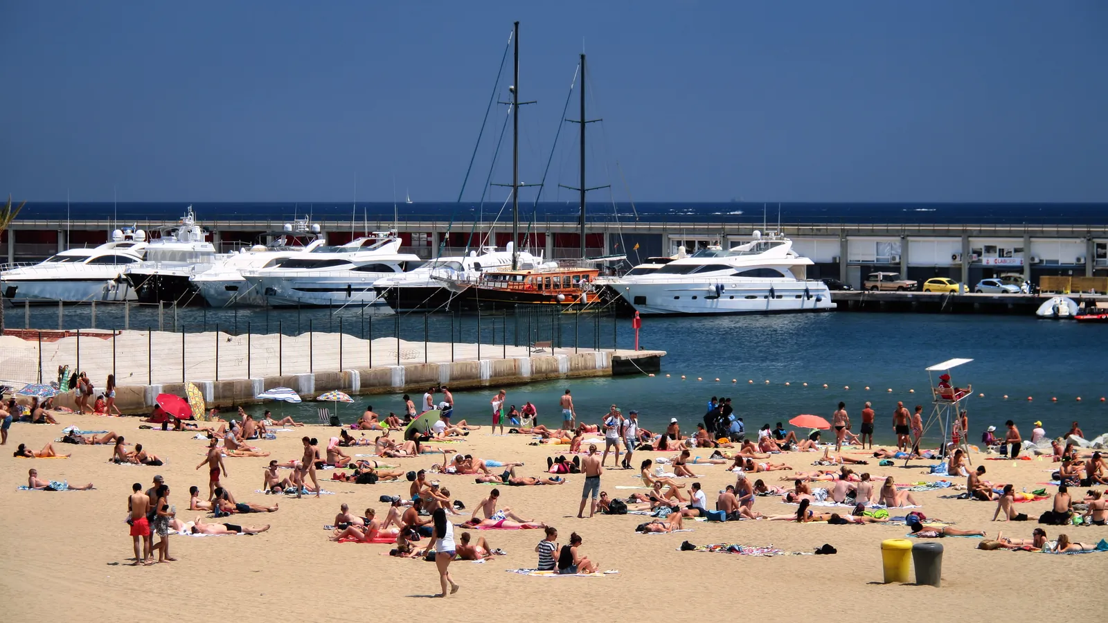 La Barceloneta, Barcelona, Spain - Blue Flag beach