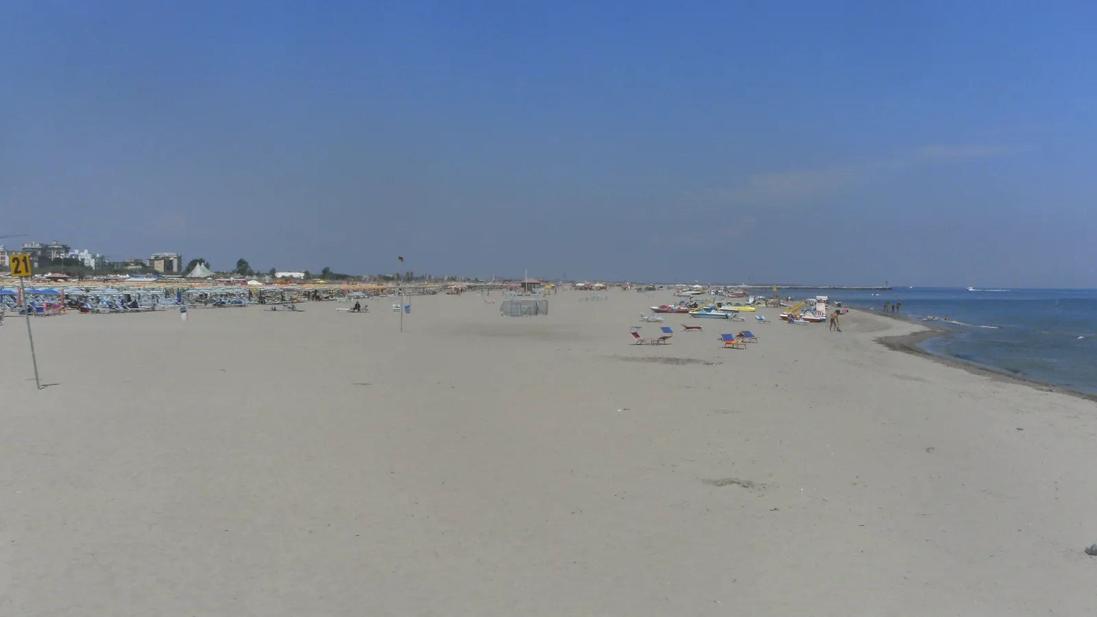 Lido degli Estensi, Comacchio, Italy - Blue Flag beach