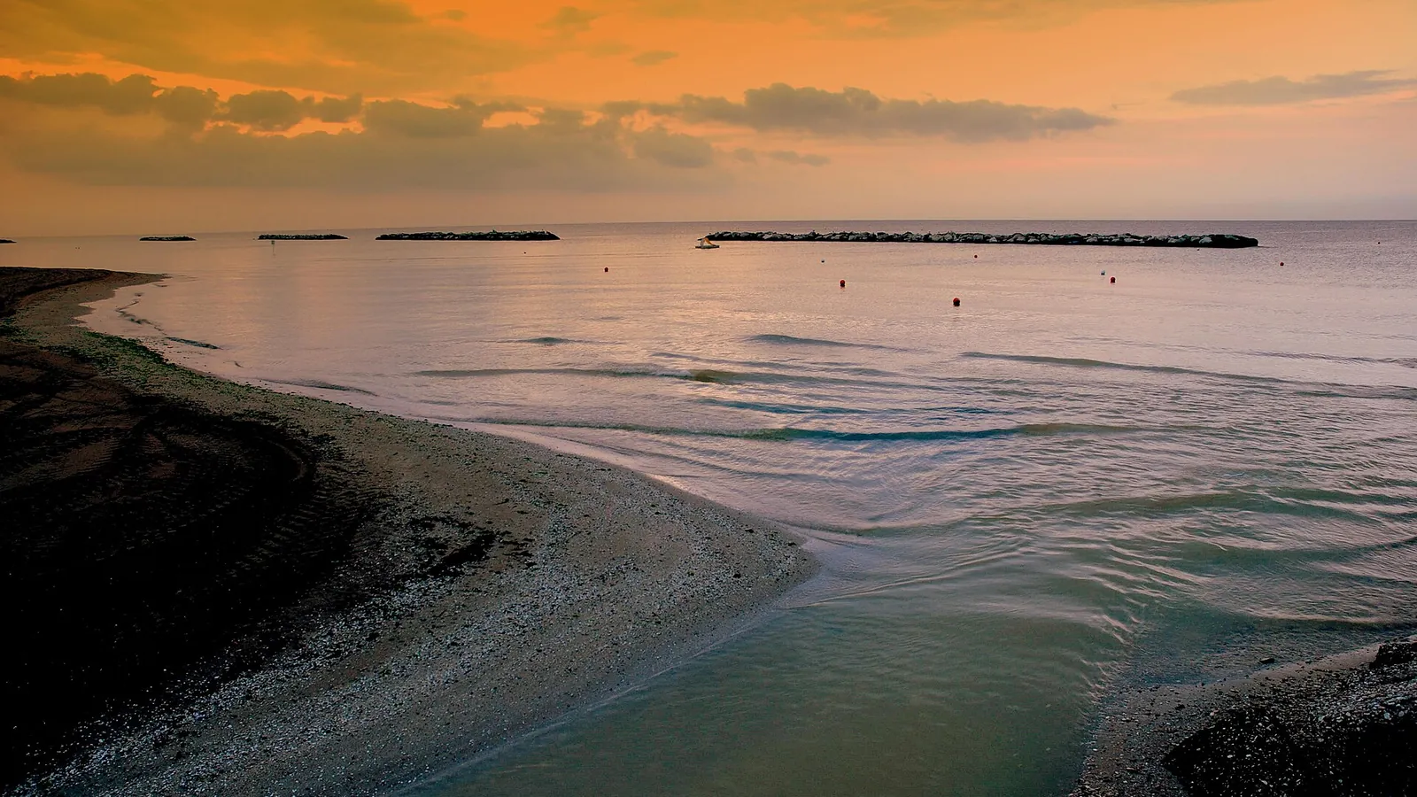 Lido, Fano, Italy - Blue Flag beach