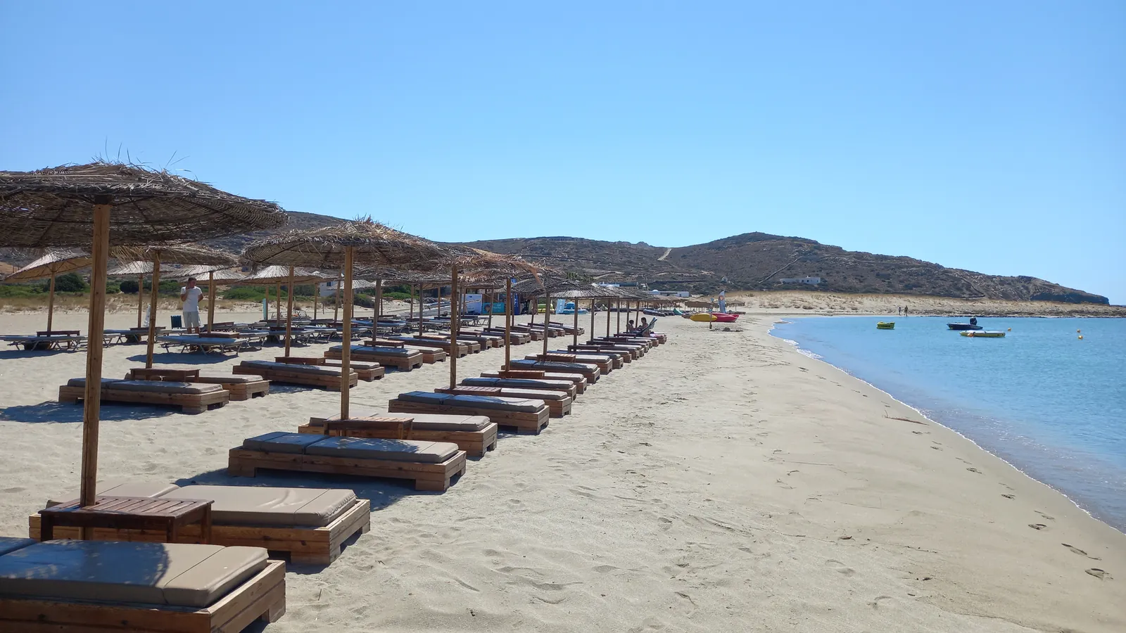 Maganari, Ios, Greece - Blue Flag beach