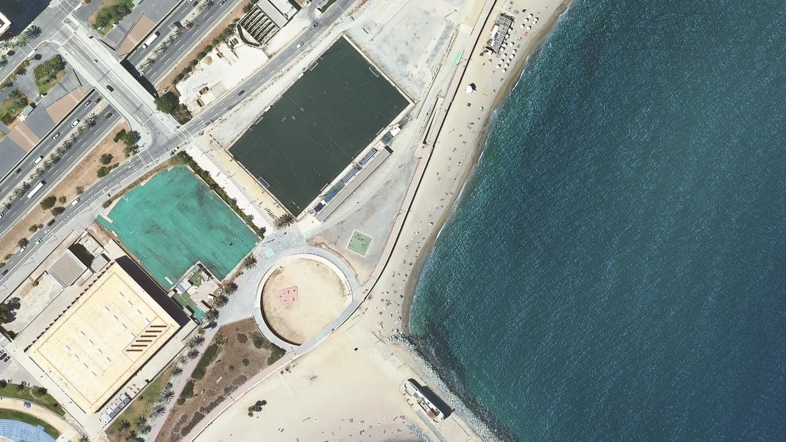 Mar Bella, Barcelona, Spain - Blue Flag beach