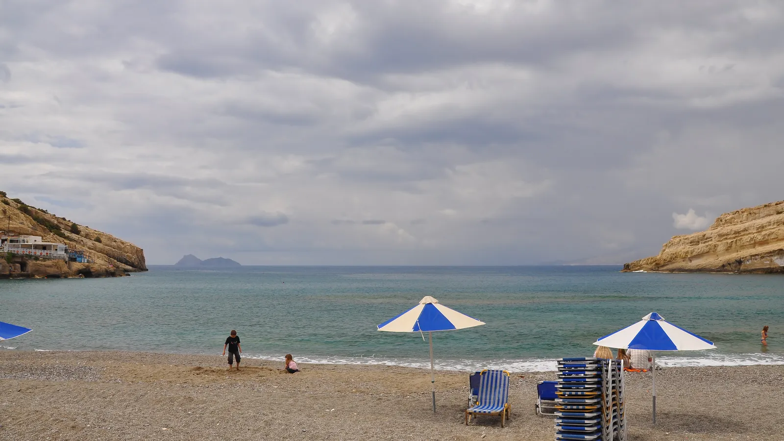 Matala, Tybakio, Greece - Blue Flag beach