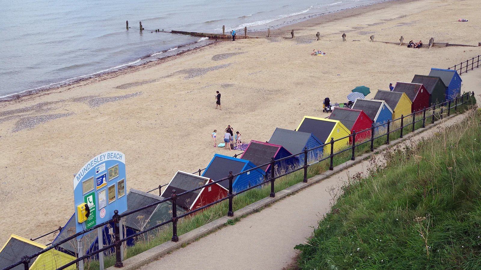 Mundesley, England, United Kingdom - Blue Flag beach