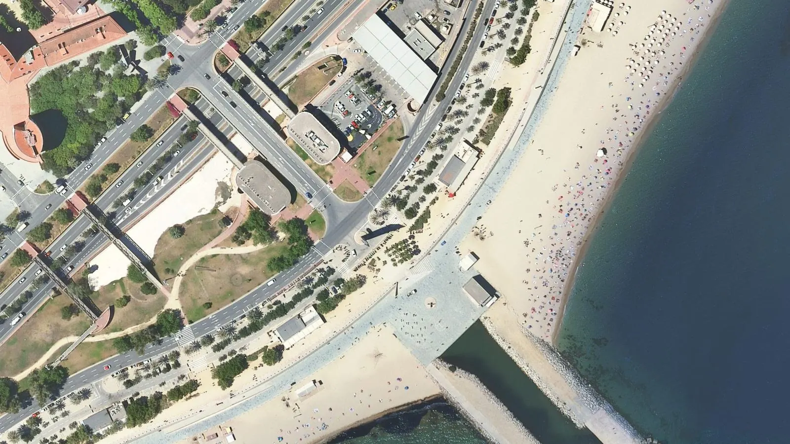 Nova Icaria, Barcelona, Spain - Blue Flag beach
