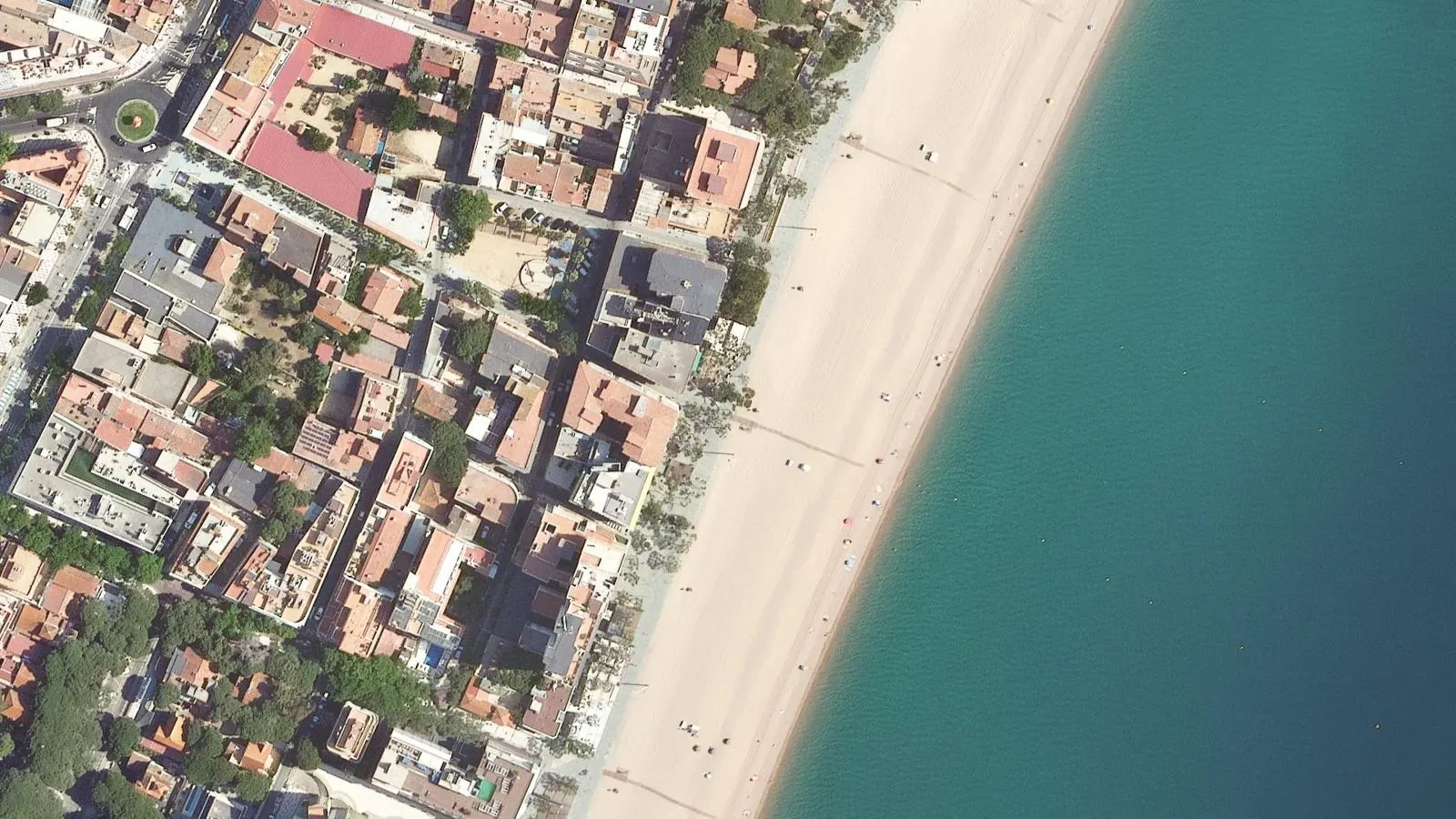 Platja d'Aro (Platja Gran), Castell d'Aro, Platja d'Aro i s'Agaró, Spain - Blue Flag beach