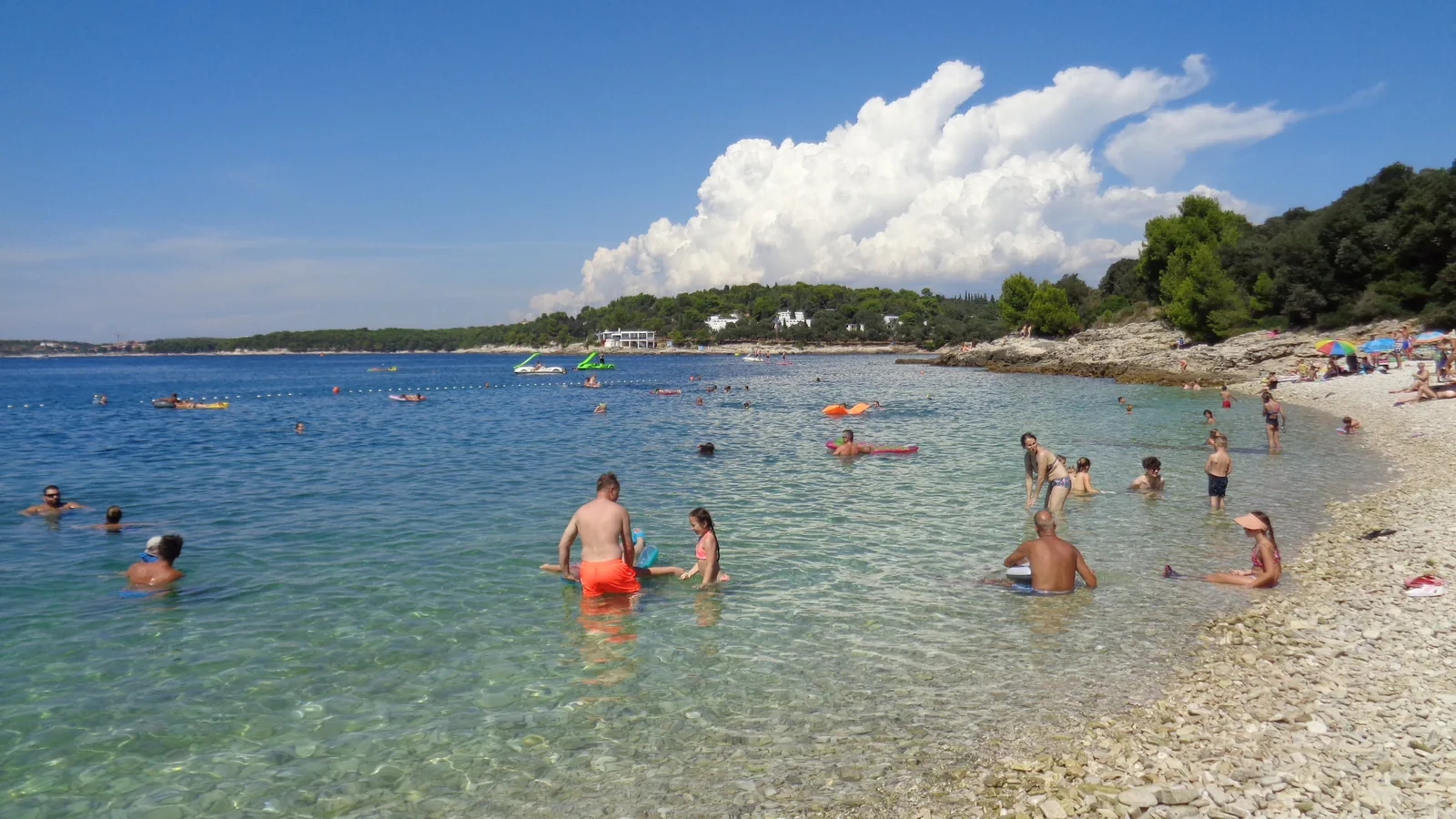 Ambrela, Verudela, Pula, Croatia - Blue Flag beach