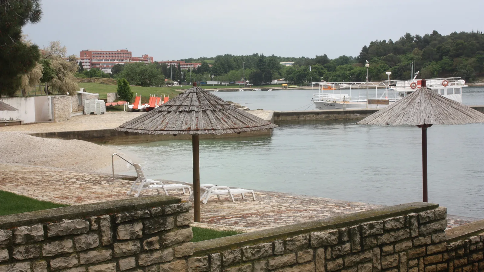 Hotel Parentium beach, Poreč, Croatia - Blue Flag beach