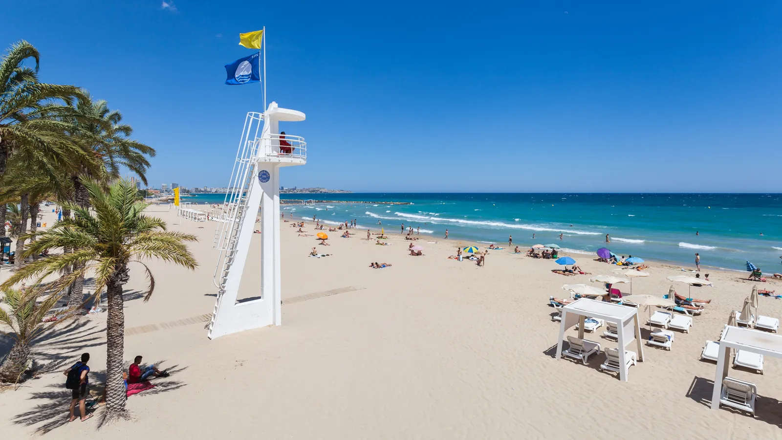 Postiguet, Alicante, Spain - Blue Flag beach