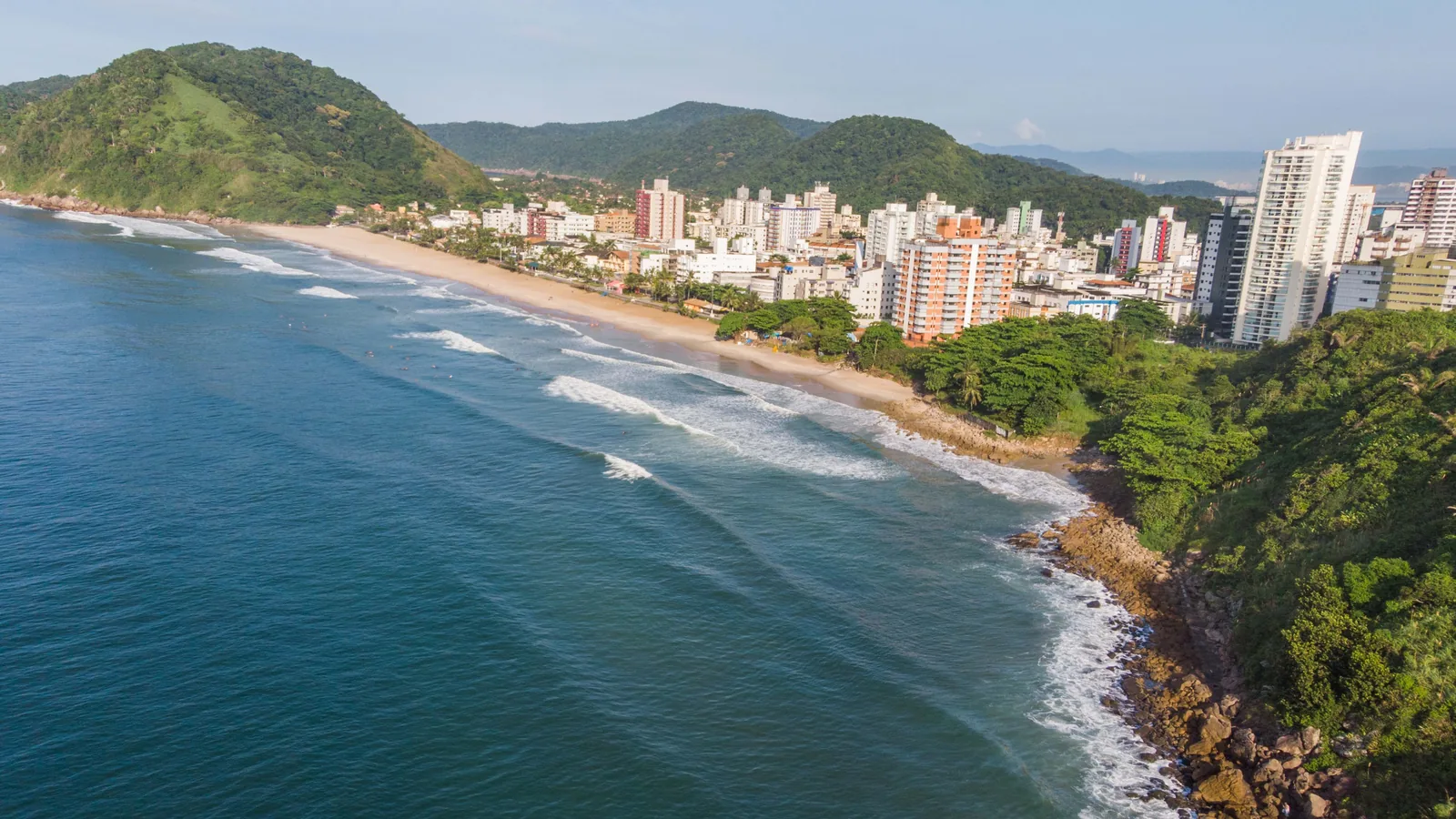 Praia do Tombo, Guarujá, Brazil - Blue Flag beach