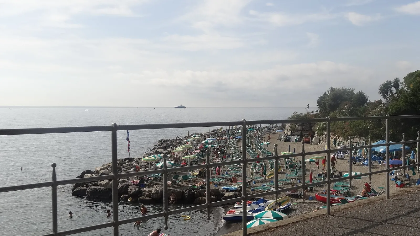 Punta Pedale, Santa Margherita Ligure, Italy - Blue Flag beach