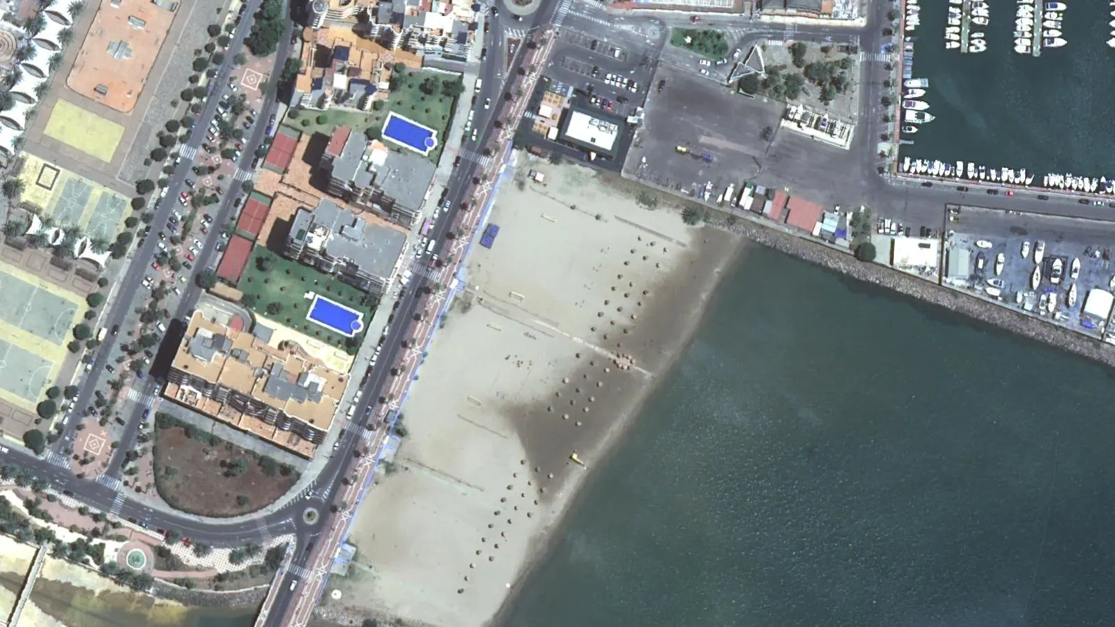 San Lorenzo, Melilla, Spain - Blue Flag beach