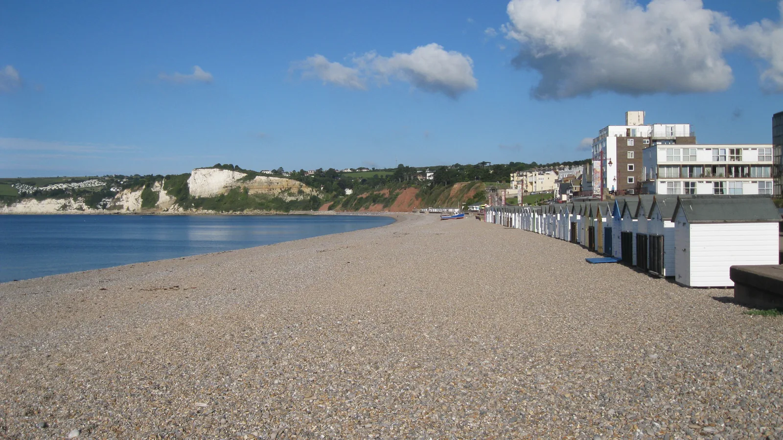 Seaton (Devon), England, United Kingdom - Blue Flag beach