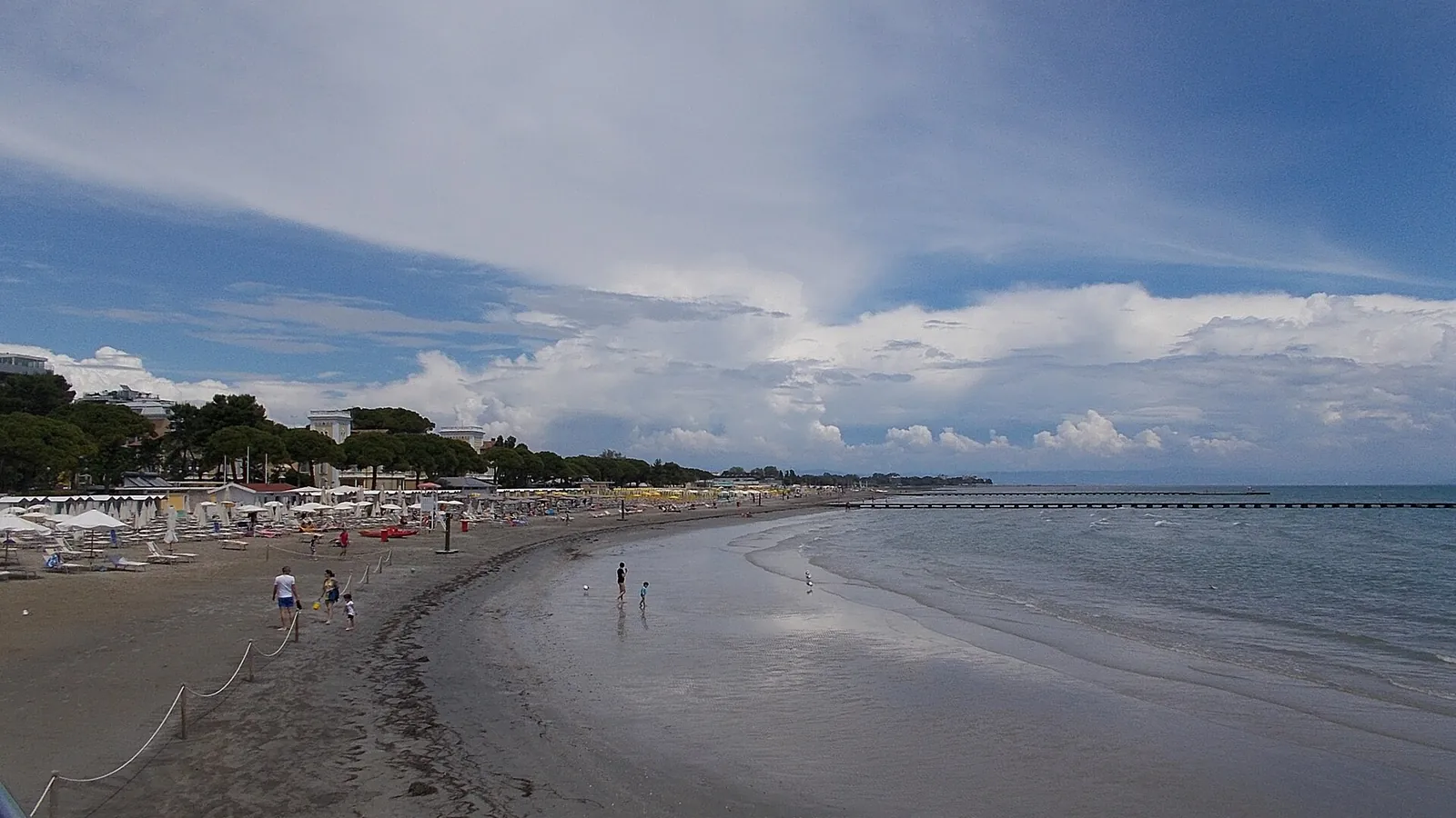 Spiaggia Principale, Grado / Grau, Italy - Blue Flag beach