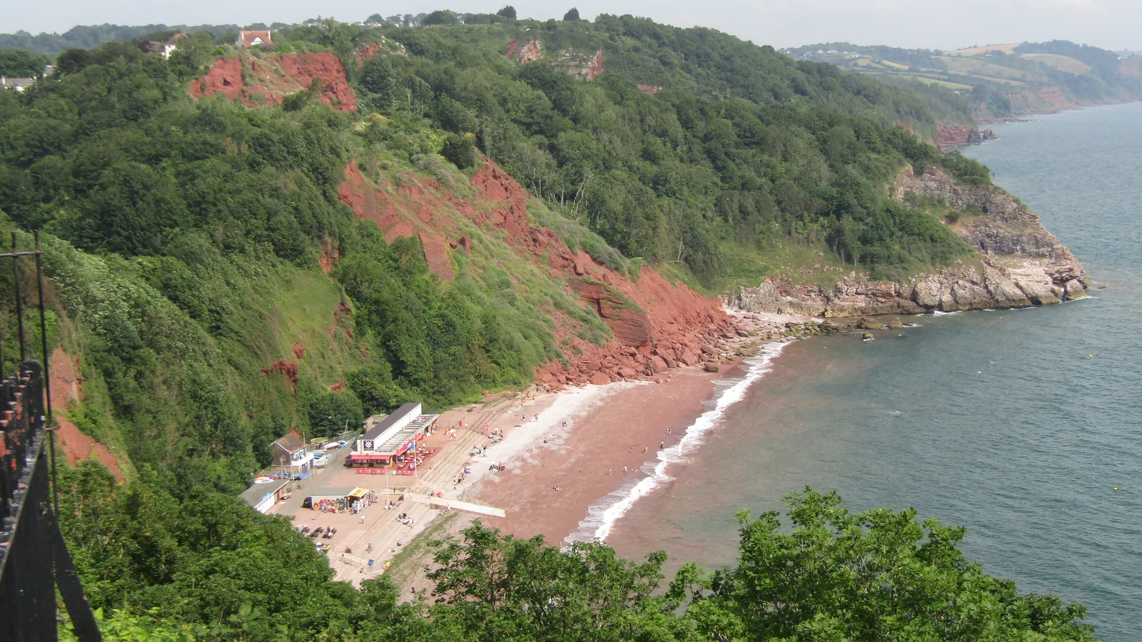 Torbay, Oddicombe Beach, England, United Kingdom - Blue Flag beach