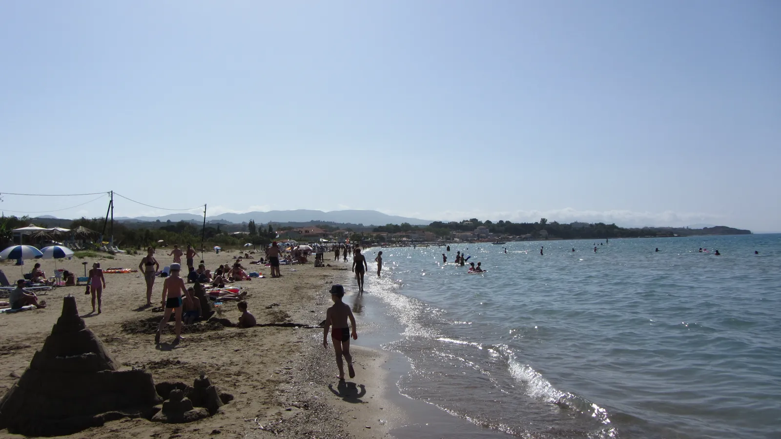 Tsilivi beach, Zakynthos, Greece - sand and the Ionian Sea