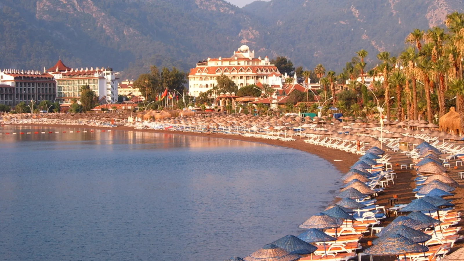 İçmeler Public Beach, Marmaris, Turkey - Blue Flag beach