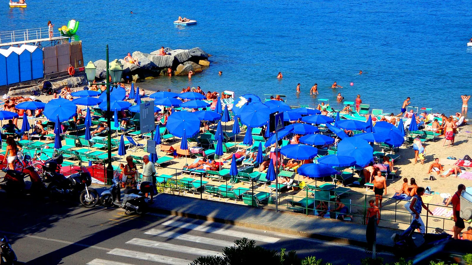 Zona Milite Ignoto, Santa Margherita Ligure, Italy - Blue Flag beach